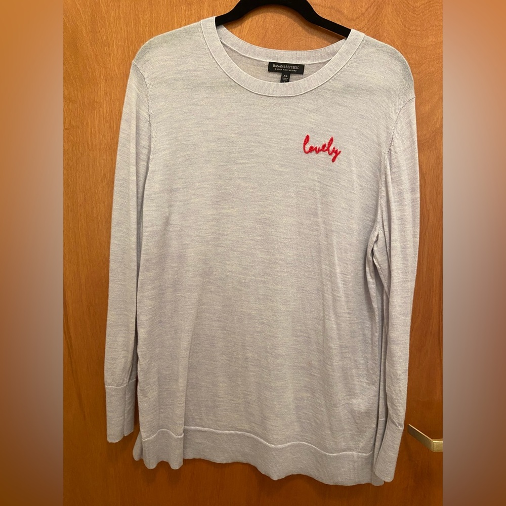 Banana Republic Extra Fine Merino Wool “Lovely” Sweater
